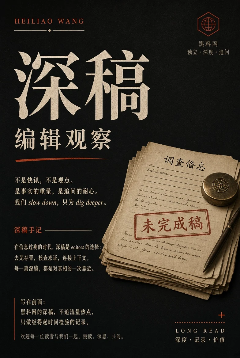 纵深观察编辑长文